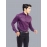 Men Solid Giza Cotton Formal Shirt | Wine