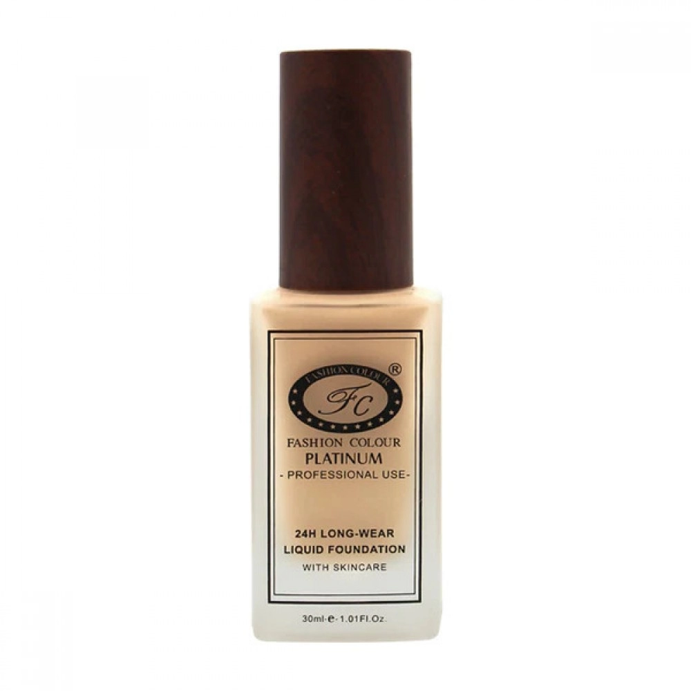 24HR Longwear Liquid Foundation With Skin Care | Full Coverage Waterproof and Matte Finish 30ml | Amber ( Dark Yellow)