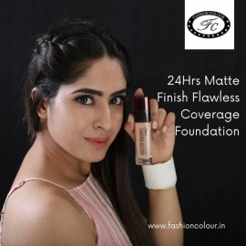 24Hrs Matte Finish Flawless Coverage Foundation | 30ml | Shade 01 ( Medium Skin Tone )
