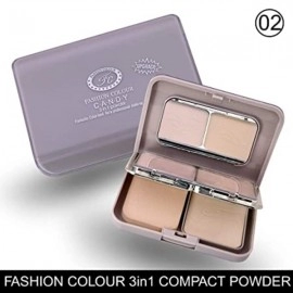 Outstanding Nourish 3 in 1 Compact Powder  |  Fantastic Colour Land for Professional | 27g | Shade 02