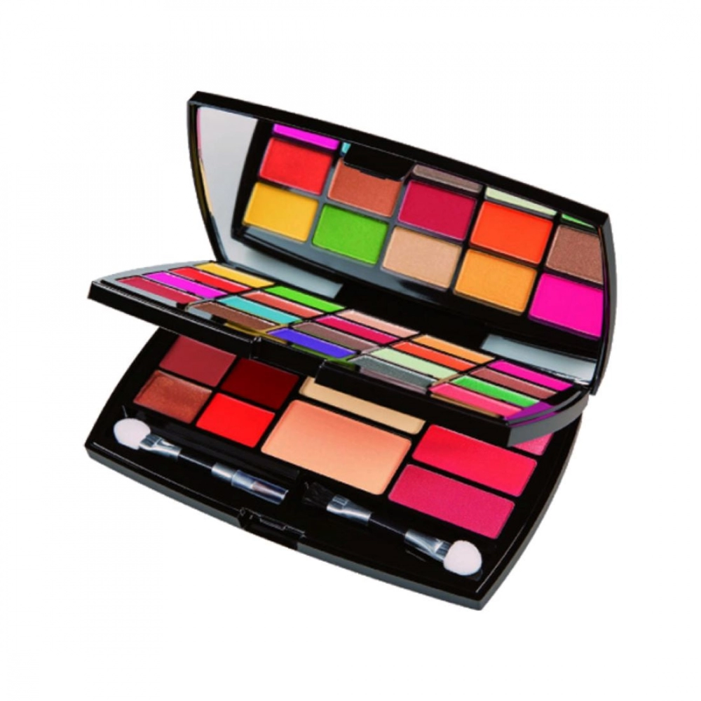 Professional and Home 4 IN 1 Makeup Kit With 20 Eyeshadow | 6 Lip Gloss  3 Blusher and 2 Compact Powder | FC2721 | Shade 2