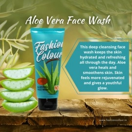 Aloe Vera Face Wash | Aloe Vera Heals and Smoothens Skin | 60g