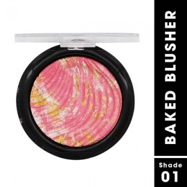 Baked Blusher | Ultra-Blendable, Long-Lasting Formula | Shade 01 ( Fair Skin Tone )