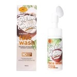 Coconut Foaming Face Wash | With Built In Face Brush For Deep Cleansing And Healthy Skin | 150ml