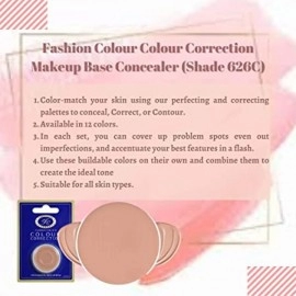 Colour Correction Makeup Base Concealer | Dermatologically Approved Creamy & Long Lasting | 626C ( Medium to Dark )