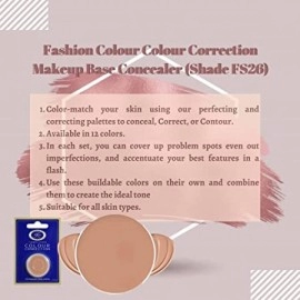 Colour Correction Makeup Base Concealer | Dermatologically Approved Creamy & Long Lasting | FS26 ( Dark Skin )