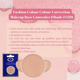 Colour Correction Makeup Base Concealer | Dermatologically Approved Creamy & Long Lasting | FS28 ( INDIAN skin medium )