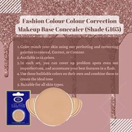 Colour Correction Makeup Base Concealer | Dermatologically Approved Creamy & Long Lasting | G165 ( Light Skin Tone )