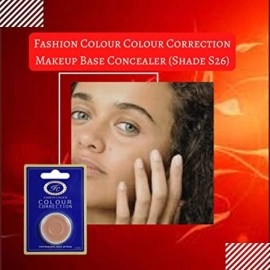 Colour Correction Makeup Base Concealer | Dermatologically Approved Creamy & Long Lasting | S26 ( Medium to Dark )