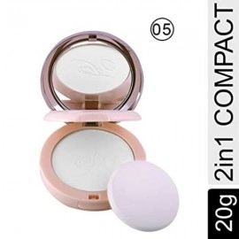 Nude Makeover 2 IN 1 Face Compact Powder | Oil Control, Nude Makeover, Natural and Flawless | Shade 05