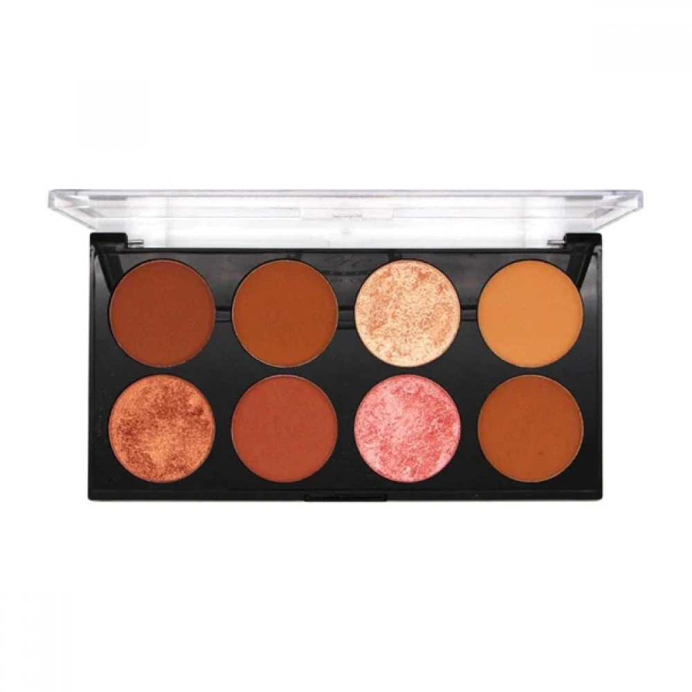 Pro HD Contour & Highlighter Palette | Waterproof and oil-free | Shade 02