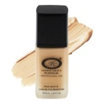 Pro Matte Liquid Foundation With Full Coverage Waterproof Pro Matte Finish | 30ml | Ivory ( Fair Skin Tone)