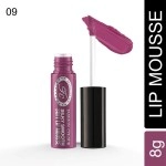 Silky Smooth Soft Lip Mousse | Duration 5-8hrs | 09 Violet Plum | 8g