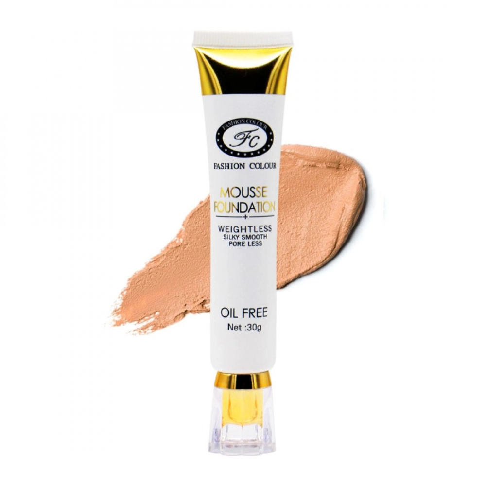 Lightweight Mousse Foundation | Full Coverage Oil Free Lightweight Foundation | 30g | Shade 01