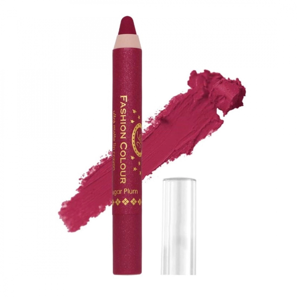 Ultra Matte Lip Crayon | Waterproof, Long Lasting, Non-Dry Texture | Free Sharpener | 2.8g | Shade 07
