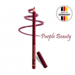 Platinum Series Satin Smooth Lip Definer | Lip Liner Pencil, Waterproof, Super Long Wear and Non-Dry Formula | 01 Purple Beauty