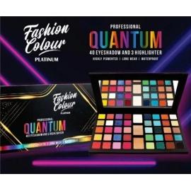 Platinum Professional Quantum 40 Eyeshadow and 3 Highlighter Palette | 70g 