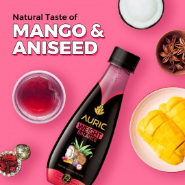 Auric Get Slim Effervescent | Power of Green Coffee, Green Tea, Grape Seed & Garcinia Cambogia | Weight Management for Men & Women | 40 Tablets