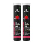 Auric Get Slim Effervescent | Power of Green Coffee, Green Tea, Grape Seed & Garcinia Cambogia | Weight Management for Men & Women | 40 Tablets