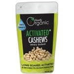 Activated/Sprouted Organic Cashews | Mildly Salted (Organic, Long Soaked & Air Dried to Crunchy Perfection) | 150g