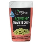 Activated/Sprouted Organic Pumpkin Seeds | Mildly Salted (Organic, Long Soaked & Air Dried to Crunchy Perfection) | 150g