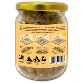 Honestly Organic Activated/Sprouted Walnuts | Mildly Salted, Long Soaked & Air Dried to Crunchy Perfection (100% Natural, No Pesticides, No Preservatives, Non-GMO, Gluten-free, Vegan) | 200g