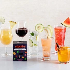 Sippin Assorted Cocktail/Mocktail Mix  | 8  Drink Pack