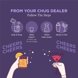 Sippin Assorted Cocktail/Mocktail Mix  | 8  Drink Pack