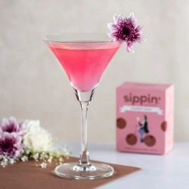 Sippin Cosmo Cranberry Cocktail/Mocktail Mix  | 8  Drink Pack