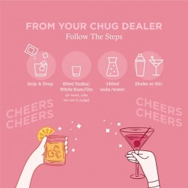 Sippin Cosmo Cranberry Cocktail/Mocktail Mix  | 8  Drink Pack