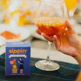 Sippin Mixed Fruit Sangria Cocktail/Mocktail Mix | 8 Drink Pack