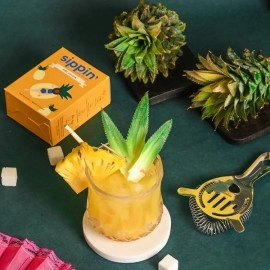 Sippin Pina Colada Cocktail/Mocktail Mix  | 8 Drink Pack