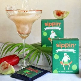 Sippin Spicy Guava Cocktail/Mocktail Mix  | 8  Drink Pack