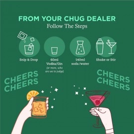 Sippin Spicy Guava Cocktail/Mocktail Mix  | 8  Drink Pack