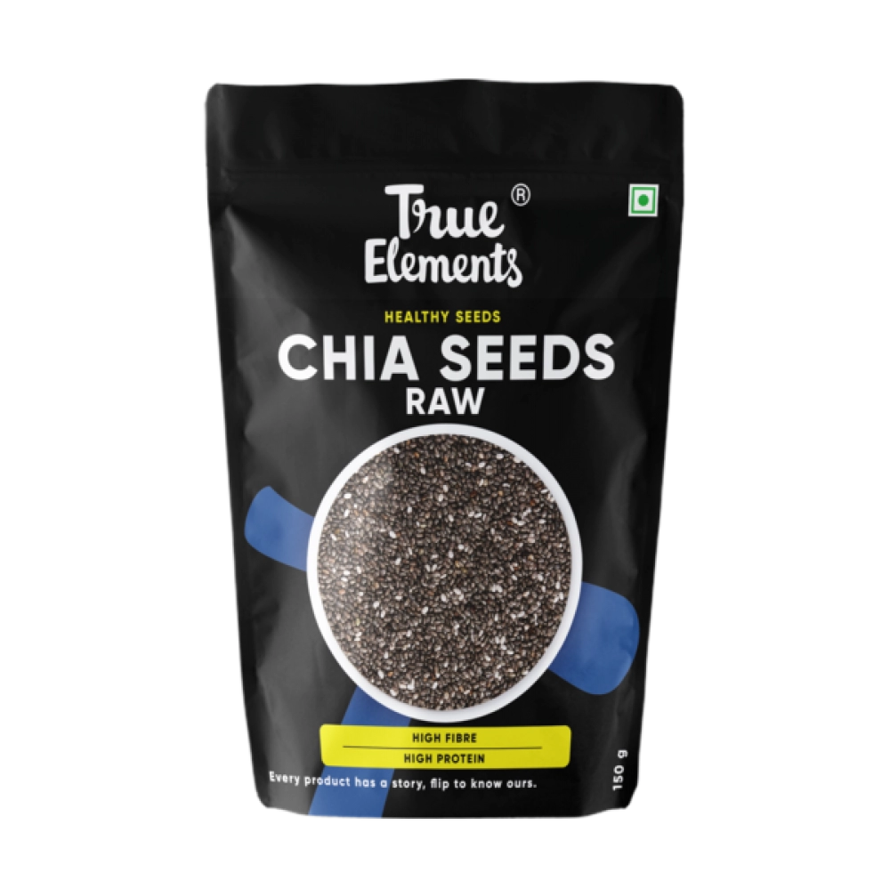 True Elements Raw Chia Seeds | Healthy Seeds | 150gm