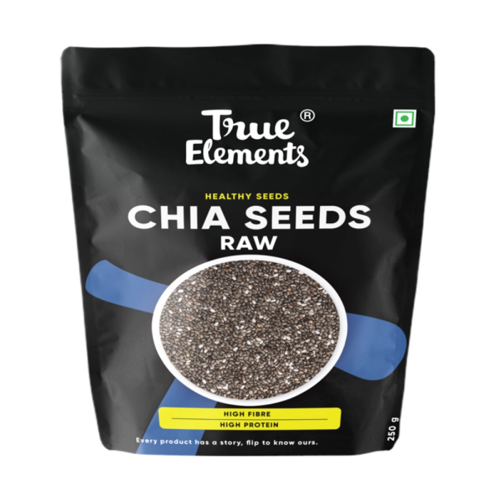 True Elements Raw Chia Seeds | Healthy Seeds | 250gm