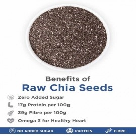 True Elements Raw Chia Seeds | Healthy Seeds | 1kg