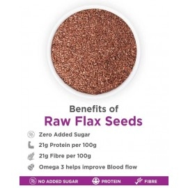 True Elements Raw Flax Seeds | Heart Healthy | 250 gm