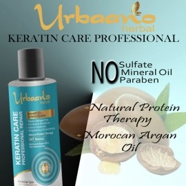 Urbaano Herbal Keratin Care  Rich Conditioner Professional Repair Shampoo | 200 ml 