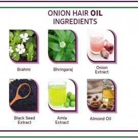 Urbaano Herbal Natural 21 Exquisite Oils with Onion Extract for Re-Grow hair, Control Hair Fall | 200ml