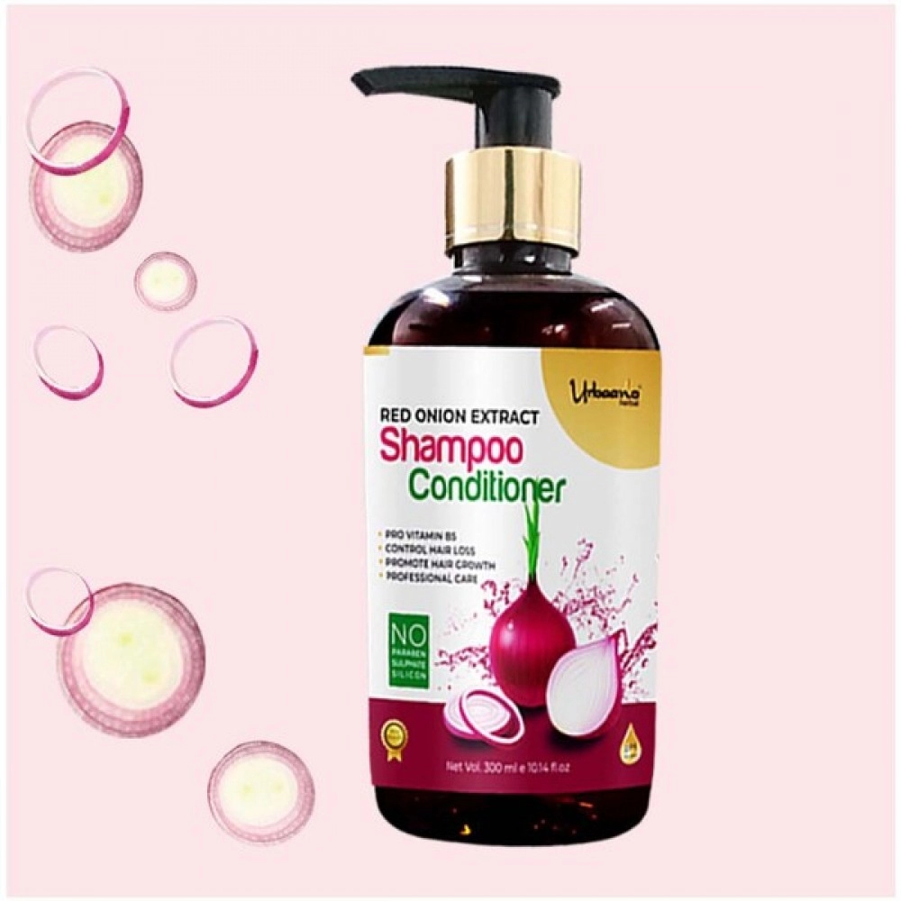 Urbaano Herbal Red Onion Anti Hair Fall Shampoo & Conditioner | 300ml 
