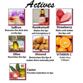 Urbaano Herbal Lip Oil Serum | Restore Natural Colour to Dark, Dry, Pigmented and Chapped Lip | Pack of 3 Different Serum | 30ml