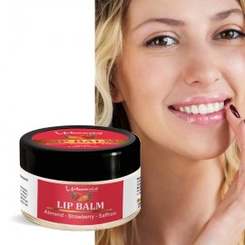 Urbaano Herbal Strawberry Lip Balm for Women & Men Dark, Dry, Pigmented and Chapped Lips & Teenagers- Hydrates lip, restores Lip color Naturally 15gm