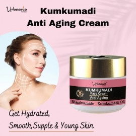 Urbaano Herbal Kumkumadi Anti Aging Face Cream Reduce Wrinkles & Dark Spots | 100gm 