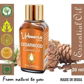 Urbaano Herbal Cedarwood Essential Oil for Aromatherapy Natural & Pure | 20ml