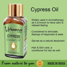 Urbaano Herbal Cypress Essential Oil for Aroma & Skincare | 20ml