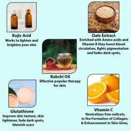 Urbaano Herbal Kojic Shine Face Cream for Pigmentation & Tan Removal with Kojic acid, Oats & Vitamin C