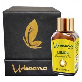 Urbaano Herbal Lemon Essential Oil Natural & Pure for Skin, Hair Care & Aromatherapy | 20ml