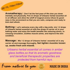 Urbaano Herbal Onion & Cedarwood Essential Oil | 20 ml Each For Hair, Skin & Aromatherapy | 100% Undiluted Therapeutic Grade