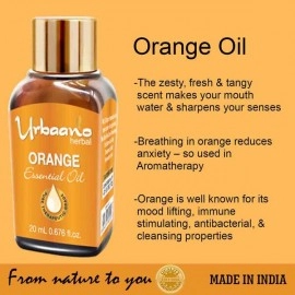 Urbaano Herbal Orange Essential Oil for Skin Care 20ml